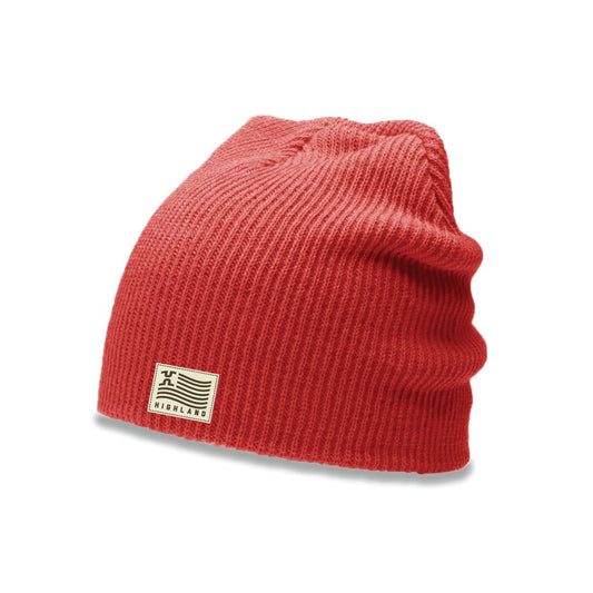 Patriot Flag Slouchie Beanie - Red